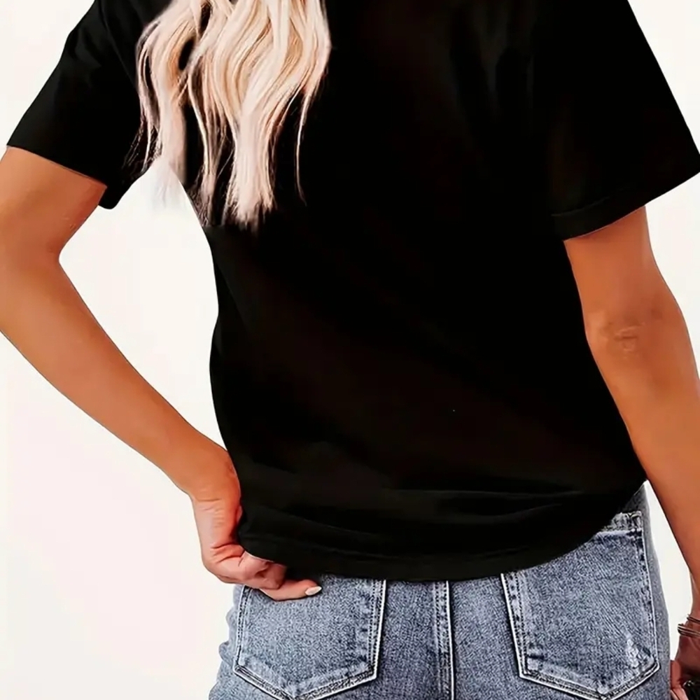 Source Unknown Black Tee with Silver Logo - image 2